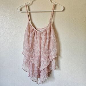 Vintage Mudd Tank Top XL Pink Women